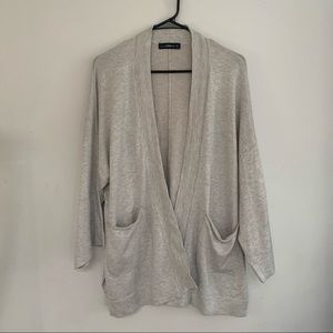 ZARA Oversized Cardigan in Grey
